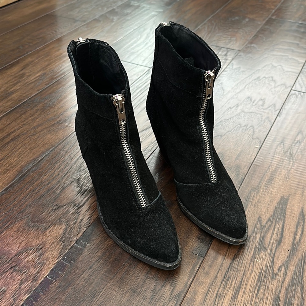 Urge Black Suede Booties - Size 9